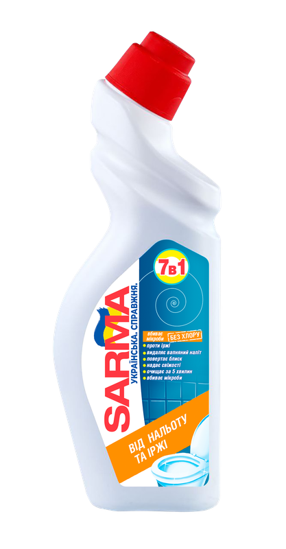 Засіб чистильний для сантехніки SARMA антиіржа 750 мл